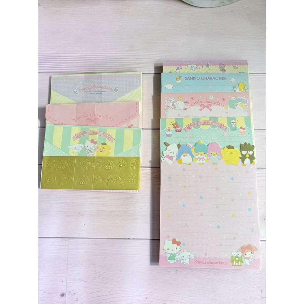 Sanrio Characters Stationery Letter Set 25 Sheets 15 Envelopes Stickers Japan